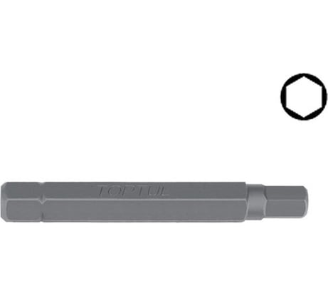 Насадка шестигранник удлиненная 8х75 мм TOPTUL FSDB1208