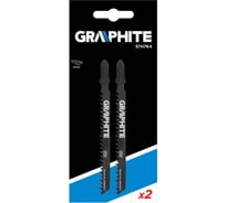 Полотно (2 шт; 8TPI; хвостовик T) для электролобзика GRAPHITE 57H764