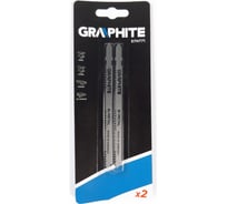 Полотна (2 шт; 10/14TPI; хвостовик T) для электролобзика GRAPHITE 57H771