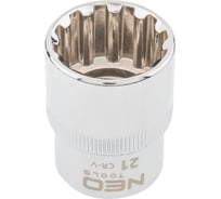 Головка сменная Spline (21 мм; 1/2") NEO Tools 08-593