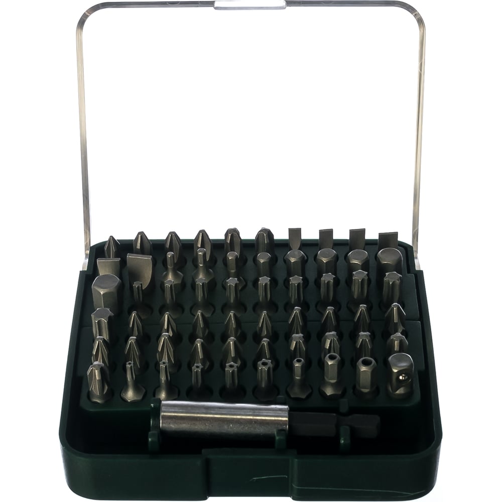 Набор бит с адаптером в пластиковом боксе KRAFTOOL Grand-16 61 предмет ...