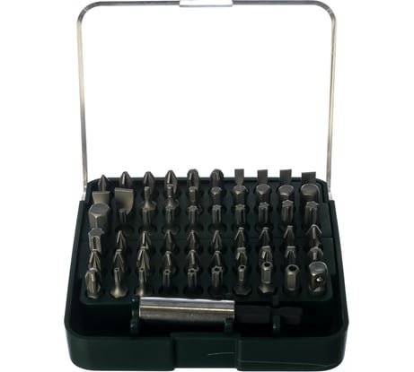 Набор бит с адаптером в пластиковом боксе KRAFTOOL Grand-16 61 предмет, Cr-V 26140-H61