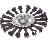 Кордщётка радиальная витая (115 мм; М14) для МШУ РОССНА Р860651