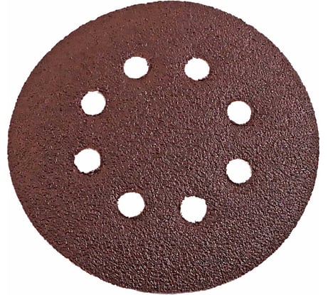 Круги шлифовальные на липкой основе (10 шт; 125 мм; Р180) РОССНА Р860387