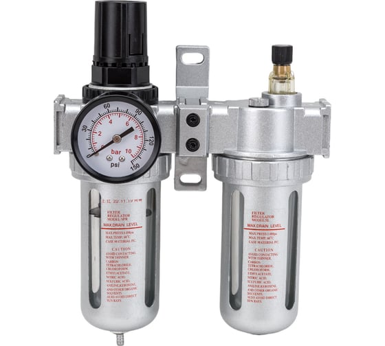 Блок подготовки воздуха 1/2" для пневмосистемы Rockforce RF-AFRL804 47079 1