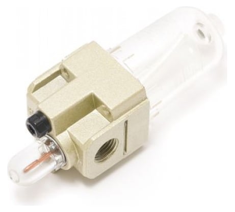 Лубрикатор маслодобавитель мини Profi 1/4" для пневмосистем ROCKFORCE RF-AL2000-02