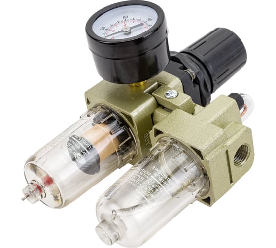 Блок подготовки воздуха мини 1/4" для пневмосистемы ROCKFORCE RF-AC2010-02