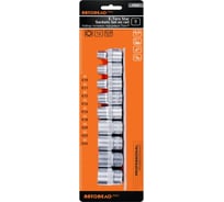 Набор торцевых головок TORX (E10-E24; 1/2"; 9 шт.) АвтоDело 39869 16271
