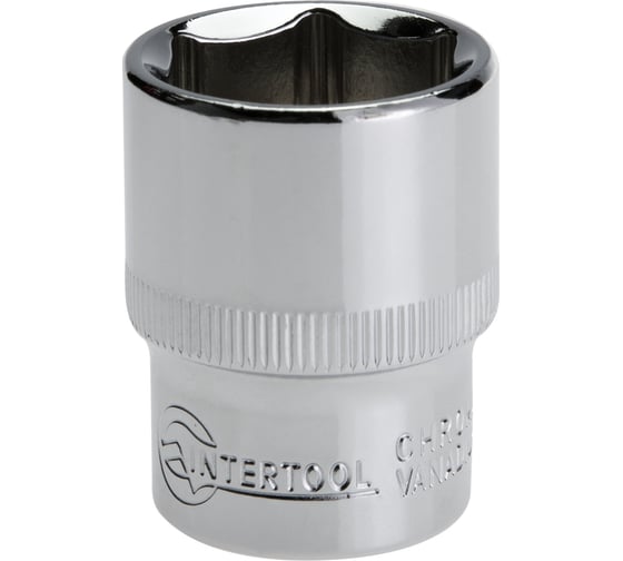 Головка шестигранная (23 мм; 1/2"; Cr-V) INTERTOOL ET-0023