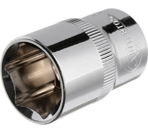 Головка шестигранная (19 мм; 1/2"; Cr-V) INTERTOOL ET-0019 1
