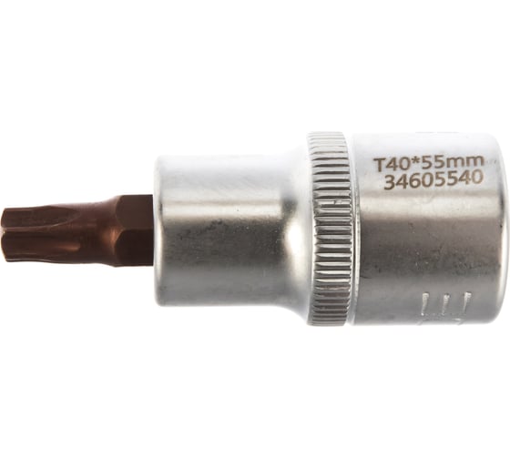 Головка-бита TORX Premium (T40; 1/2"; L-55 мм) ROCKFORCE RF-34605540PR