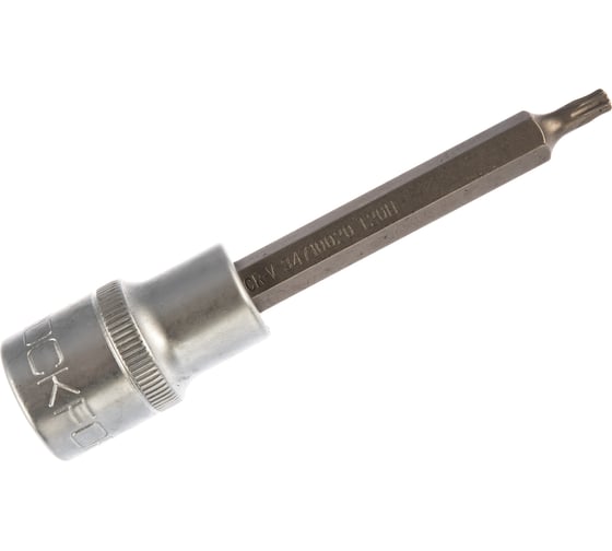 Головка-бита TORX с отверстием (T20; 1/2"; L-100 мм) ROCKFORCE RF-34710020 1