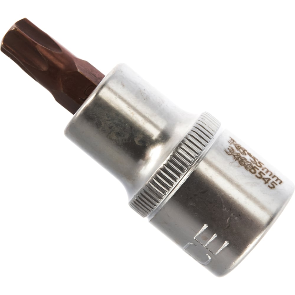 Головка-бита TORX Premium (T45; 1/2"; L-55 мм) ROCKFORCE RF-34605545PR ...
