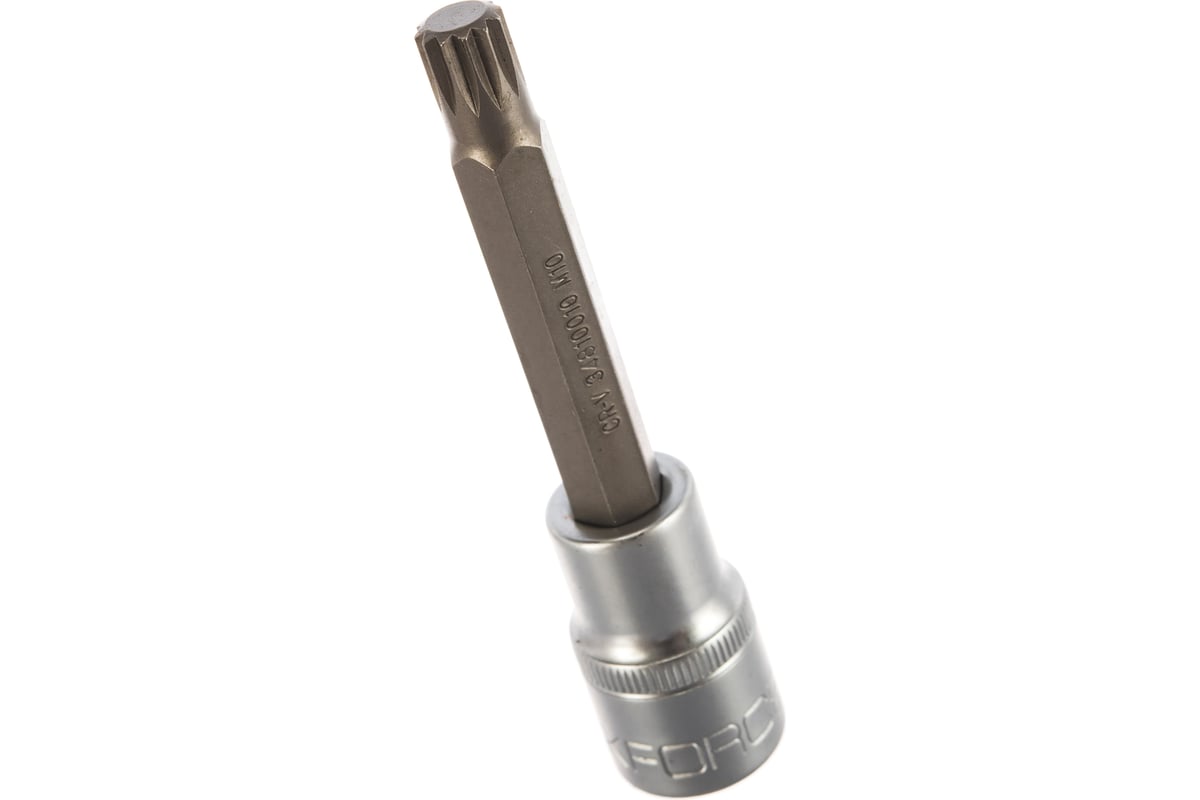 Головка-бита SPLINE 12-лучевая Premium (M10; 1/2"; L-100 мм) ROCKFORCE ...