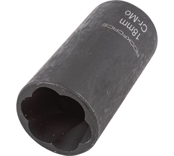 Головка - экстрактор 18мм 1/2" для поврежденных болтов/гаек Rockforce RF-90618(46692)