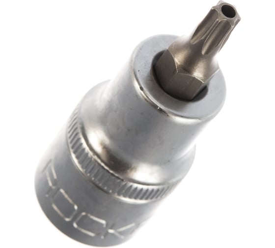 Головка-бита TORX с отверстием (T27; 1/2"; L-55 мм) ROCKFORCE RF-34705527