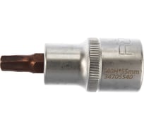 Головка-бита TORX Premium с отверстием (T40; 1/2"; L-55 мм) ROCKFORCE RF-34705540PR