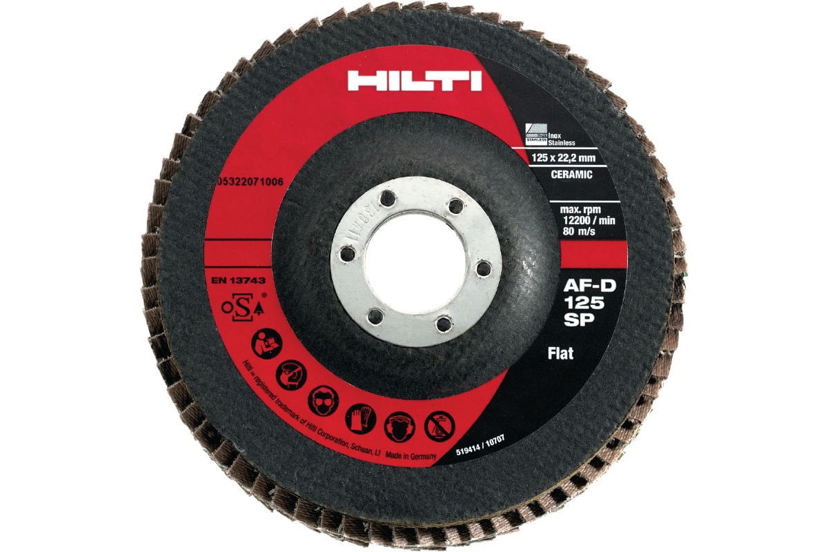 Диск лепестковый AF-D RF CX SP (125х22.2 мм; G60) Hilti 438362 ...