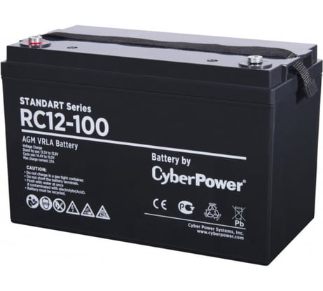 Батарея аккумуляторная SS (12 В; 100 Ач) CYBERPOWER RС 12-100