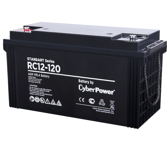 Батарея аккумуляторная SS (12 В; 120 Ач) CYBERPOWER RС 12-120 1