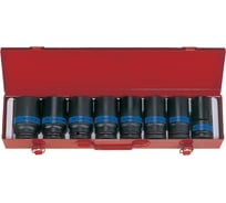 Набор ударных торцевых головок (8 шт; 26-38 мм; 3/4"; 6-гранные) KING TONY 6409MP10