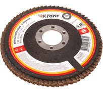Круг лепестковый торцевой P24, 115x22.2 мм KRANZ KR-90-0004