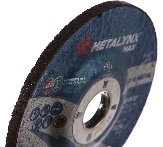 Круг шлифовальный (125x7x22.23 мм; F27 E20A24R-BF) Metalynx 388577