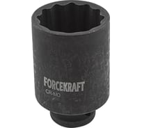 Головка ударная глубокая 24 мм, 3/4"DR, 12-гранная Forcekraft FK-46810024(58422) 32763570