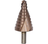 Сверло ступенчатое кобальтовое по металлу Hilberg 9-36 мм (10ступ) (Р6М5) HSS-COBALT, ST0936