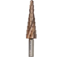 Сверло ступенчатое кобальтовое по металлу Hilberg 4-12 мм (9ступ) (Р6М5) HSS-COBALT, ST0412