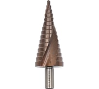 Сверло ступенчатое кобальтовое по металлу Hilberg 4-32 мм (15ступ) (Р6М5) HSS-COBALT, ST0432