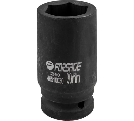 Головка ударная глубокая 6-гранная 30 мм, 3/4"DR Forsage F-46510030(6949) 1