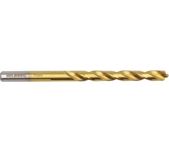 Сверло по металлу 7.0x109(69) мм Cobalt 5% TOP Hilberg CO070 1