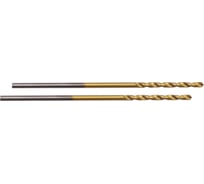 Сверло по металлу 1.5x40(18) мм, 2 шт, Cobalt 5% TOP Hilberg CO015