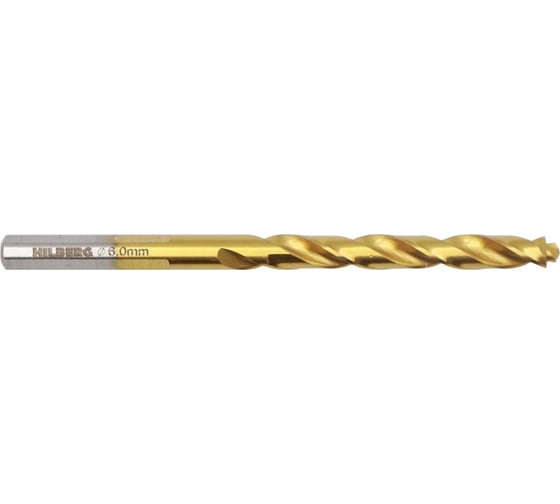 Сверло по металлу 6.0x93(57) мм Cobalt 5% TOP Hilberg CO060