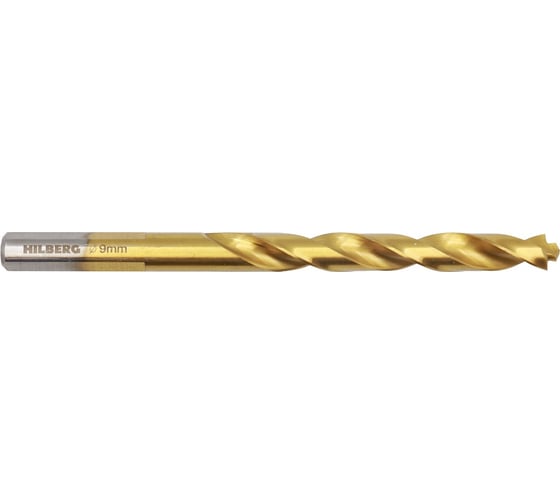 Сверло по металлу 9.0x125(81) мм Cobalt 5% TOP Hilberg CO090