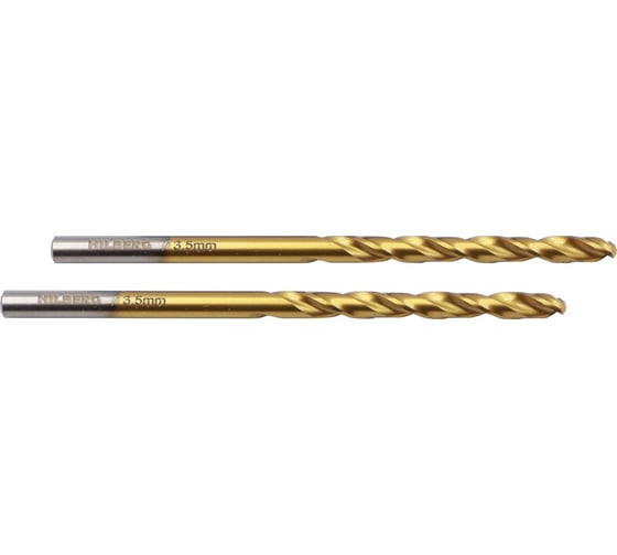 Сверло по металлу 3.5x70(39) мм, 2 шт, Cobalt 5% TOP Hilberg CO035 1