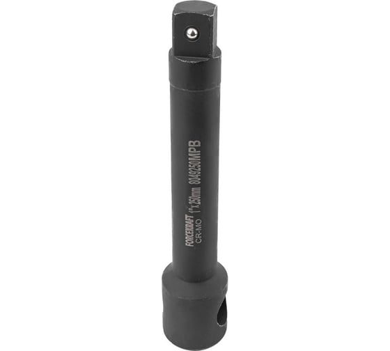 Удлинитель ударный 250 мм, с отверстием, 1"DR Forcekraft FK-8049250MPB(58503) 1