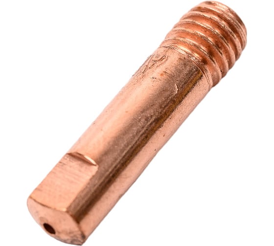 Наконечник токопроводящий для алюминия AL (Cu-E, М6x25, d-1.0 мм) для горелок MIG/MAG энаргит AL-M6-25-10 1