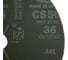 Фибровый шлифовальный круг CS565, 180x22 мм, P36, 25 шт Klingspor 65703-25 3