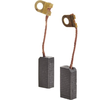 Угольные щетки для эл-инст. YG-123, REBIR IE-5107, IE-5708, клемма, 6х10х20 мм, 10 шт TORGWIN T416585