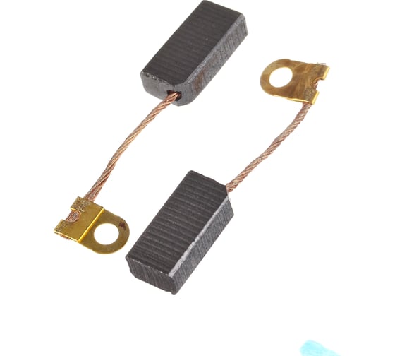 Угольные щетки для эл-инст. YG-123, REBIR IE-5107, IE-5708, клемма, 6х10х20 мм, 10 шт TORGWIN T416585