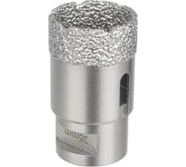 Алмазная коронка по граниту, керамограниту, плитке, мрамору, бетону 35 мм, М14 Dia Tech DC-203574