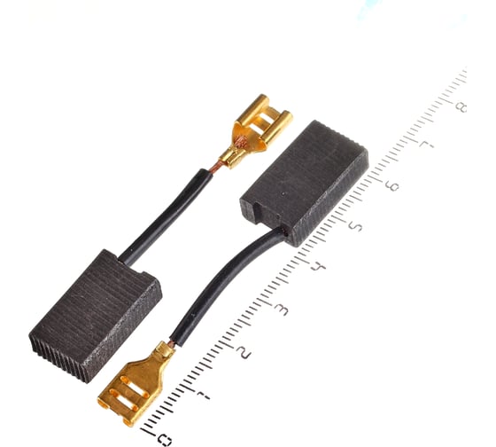 Угольные щетки для эл-инст. 02-101 аналог (Sparky 2001 101), 6х12х20 мм, 10 шт TORGWIN T114388