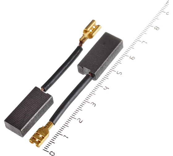 Угольные щетки для эл-инст. 02-107 аналог (Sparky M902), 6х10х22 мм, 10 шт TORGWIN T684663