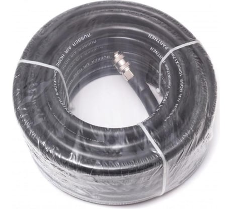 Шланг резиновый воздушный армированный с фитингами 10x15 мм, 5 м Partner PA-AHC-10/G(7670)