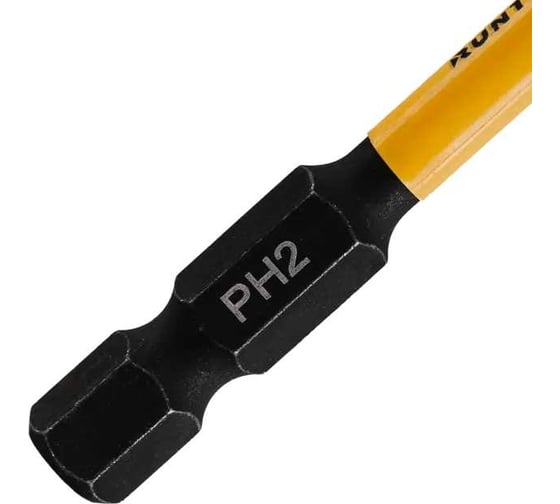 Бита ударная H6.35 57 мм, PH2, 5 шт Runtec RT-IB57