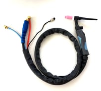 Горелка TIG WP 18FXV (8 м, M16x1.5+2 pin, водяное охлаждение, AC250А/DC350A, 0.5-4.0 мм) энаргит WP18FXV-8-M16-2P