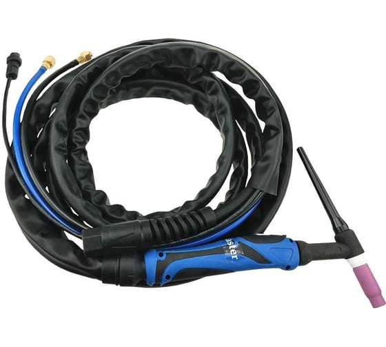 Горелка TIG WP 18FX (4 м, M16x1.5+2 pin, водяное охлаждение, AC250А/DC350A, 0.5-4.0 мм) энаргит WP18FX-4-M16-2P 1