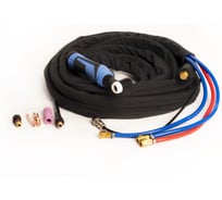 Горелка TIG WP 18FX (8 м, M12x1,0+2 pin, вилка 35-50, водяное охлаждение, AC250А/DC350A, 0.5-4.0 мм) энаргит WP18FX-8-M12-2P-3550
